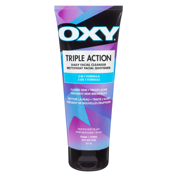 Triple Action Daily Facial Acne Cleanser with Salicylic Acid